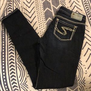 Super skinny Suki Silver Jeans